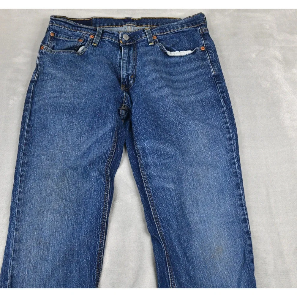 Levis Jeans 541 Mens 32x34 (30x31 Meas) Blue Denim